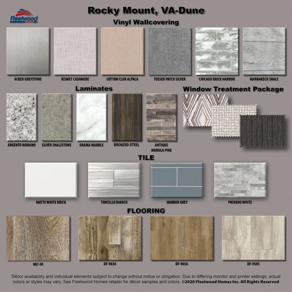 Fleetwood Homes Color Selections Factory Select Homes